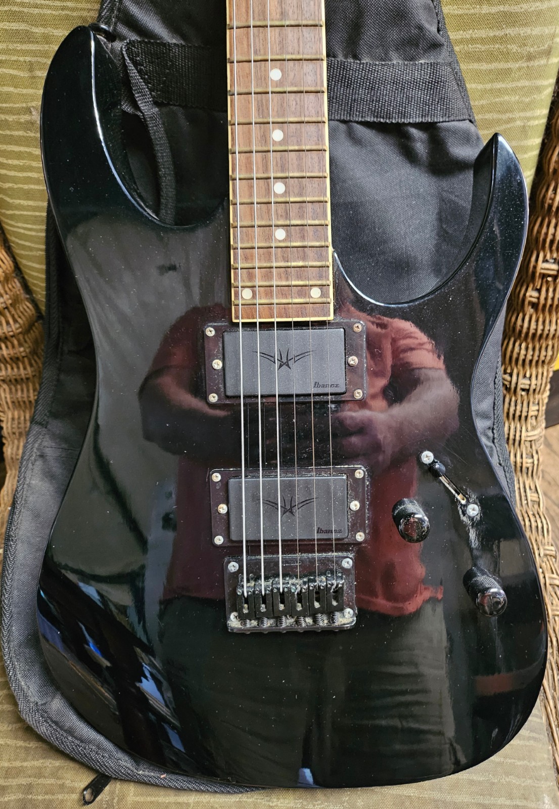Ibanez Gio GRGR131EX Electric Guitar Black Flat With Soft Case EXCELLENT COND!