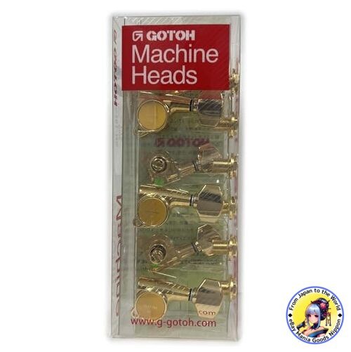 GOTOH SG381-MG-07-L6-GG Guitar Tuners Gold 07223GYX/D 6 Inline