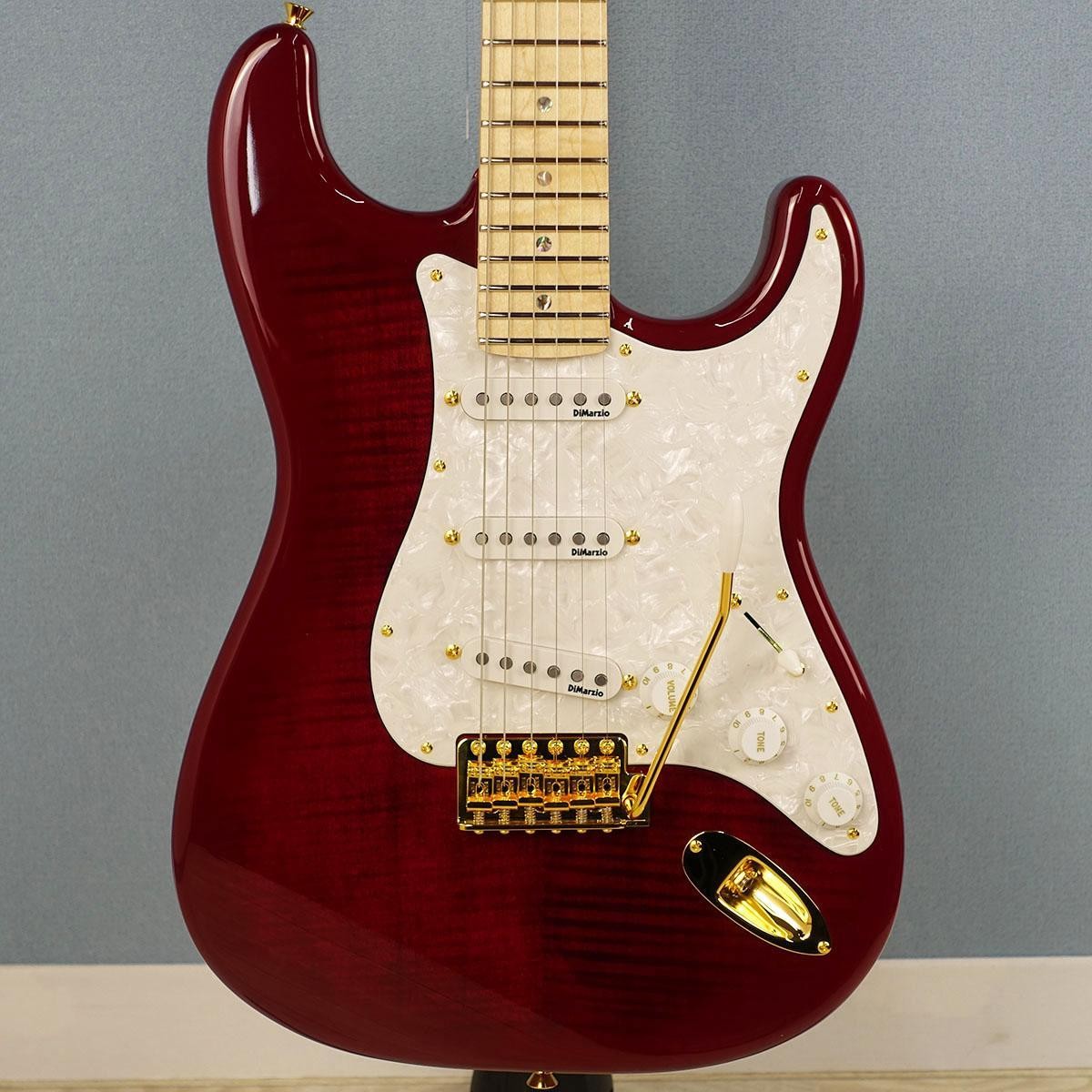 Fender Richie Kotzen Stratocaster Transparent Red Burst Japanese Signature Guita