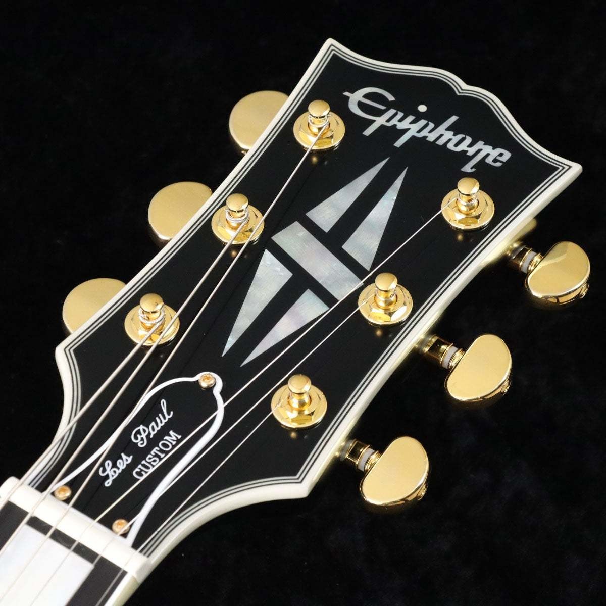 Epiphone Inspired by Gibson Custom Les Paul Custom Quilt Cobra Burst #GGeh7