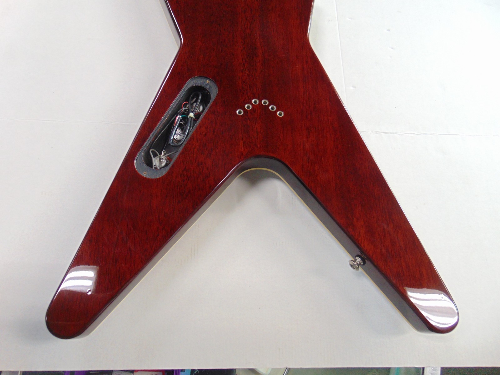 Dean ML Exotic Burl Top Electric Guitar With Hard Shell Case