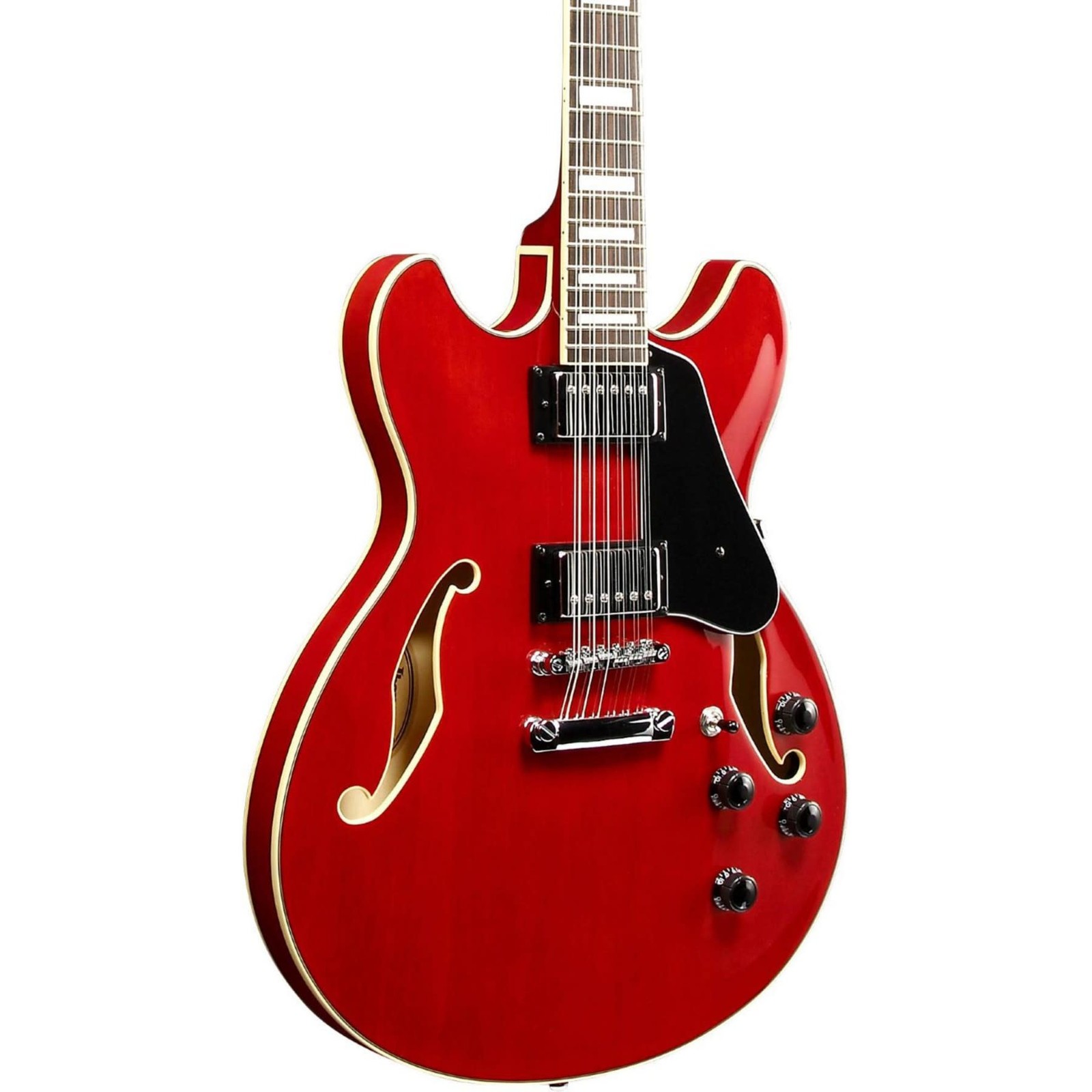 Ibanez AS7312 Artcore 12-String Semi-Hollow E/G, Walnut FB, Trans Cherry Red