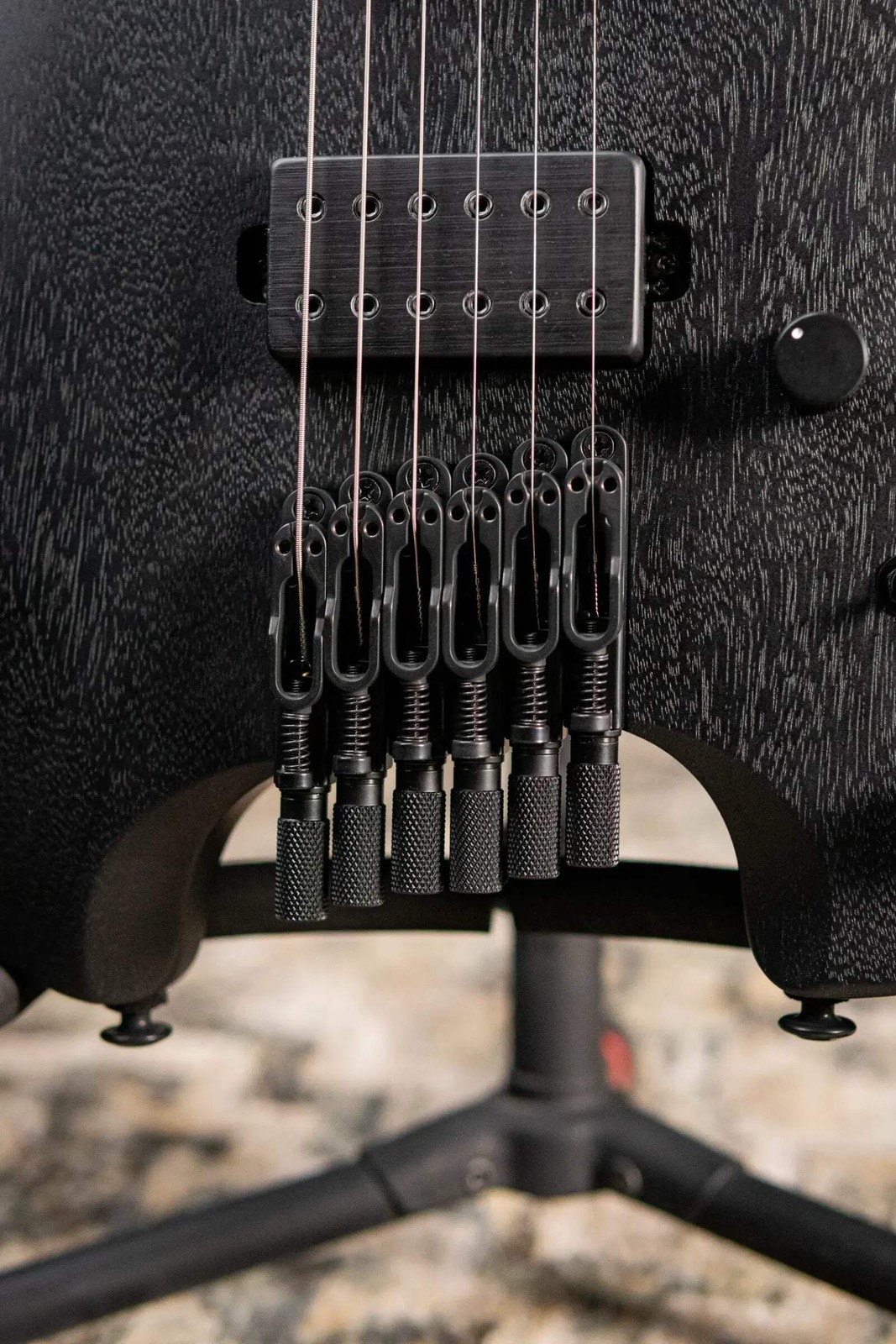 Ibanez QX52B Headless Electric Guitar – Weathered Black with Gig Bag