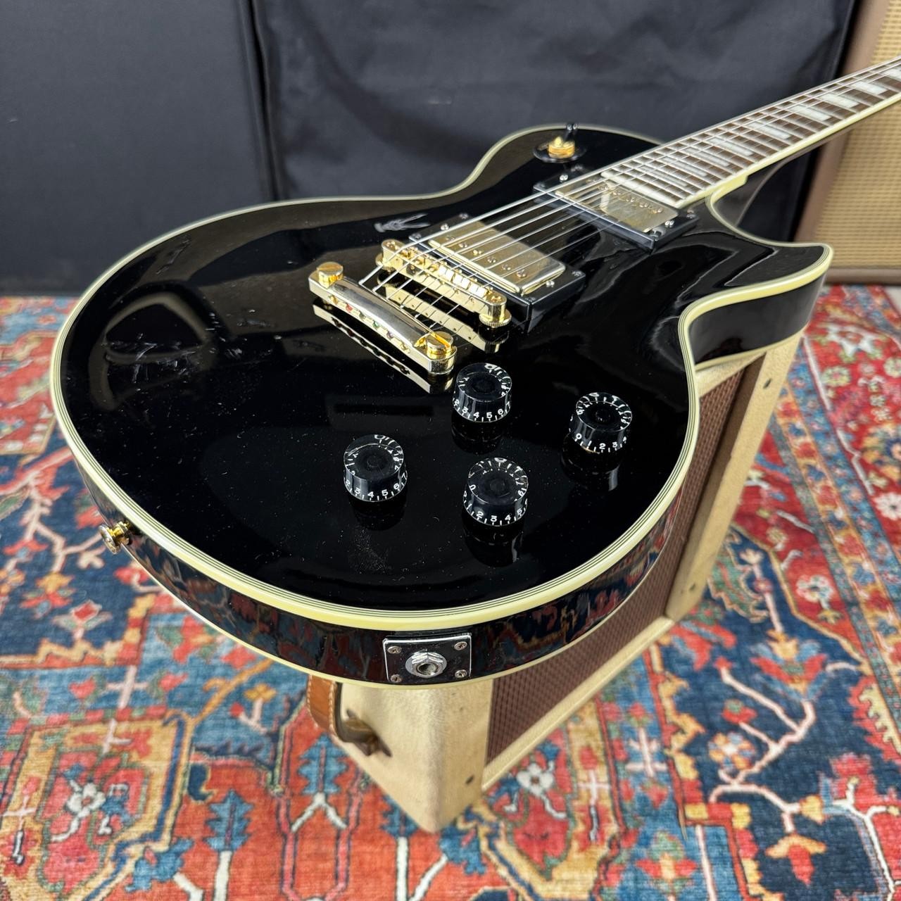 Fernandes/Burny RLC-55 Les Paul Custom Black – 1998