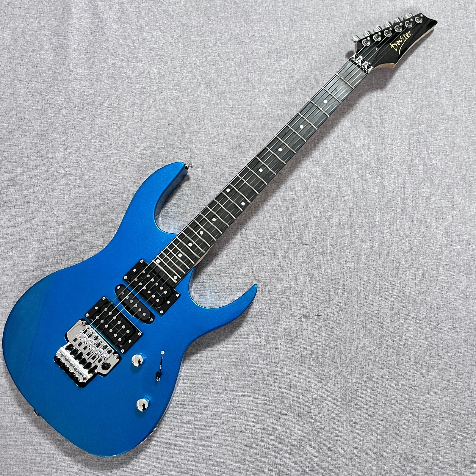 Brand New 6String Electric Guitar HSH Pickups Tremolo Blue Metallic Finish solid