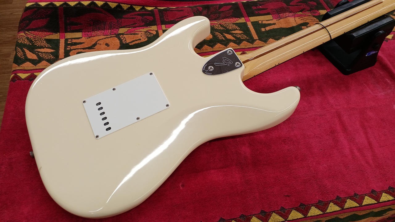 Fender Japan Stratocaster Guitar ST72-US Olympic White Large Head