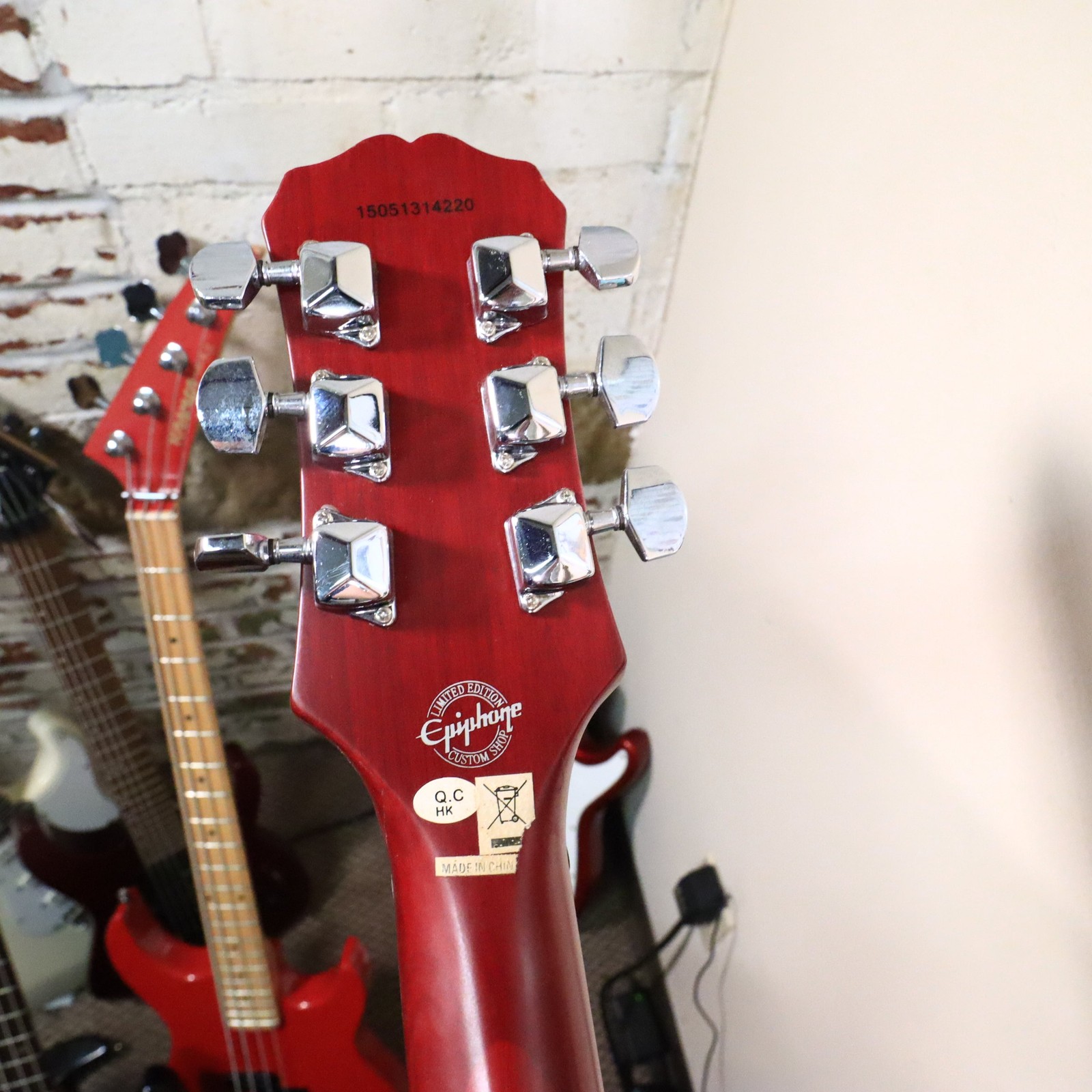 2015 Epiphone Les Paul Special I P90 Worn Cherry