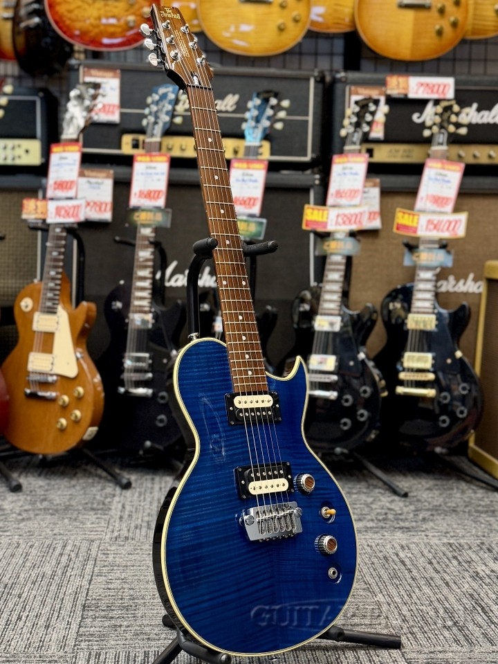 Aria Pro II PE-2500 -SBL See-through Blue – 2015 model. Rare! Beautiful wood gra