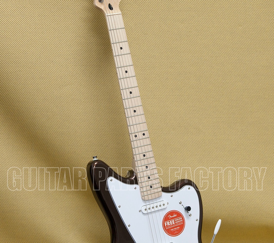 037-8402-594 Squier Affinity Series Jaguar Electric Guitar Mystic Metallic Brown