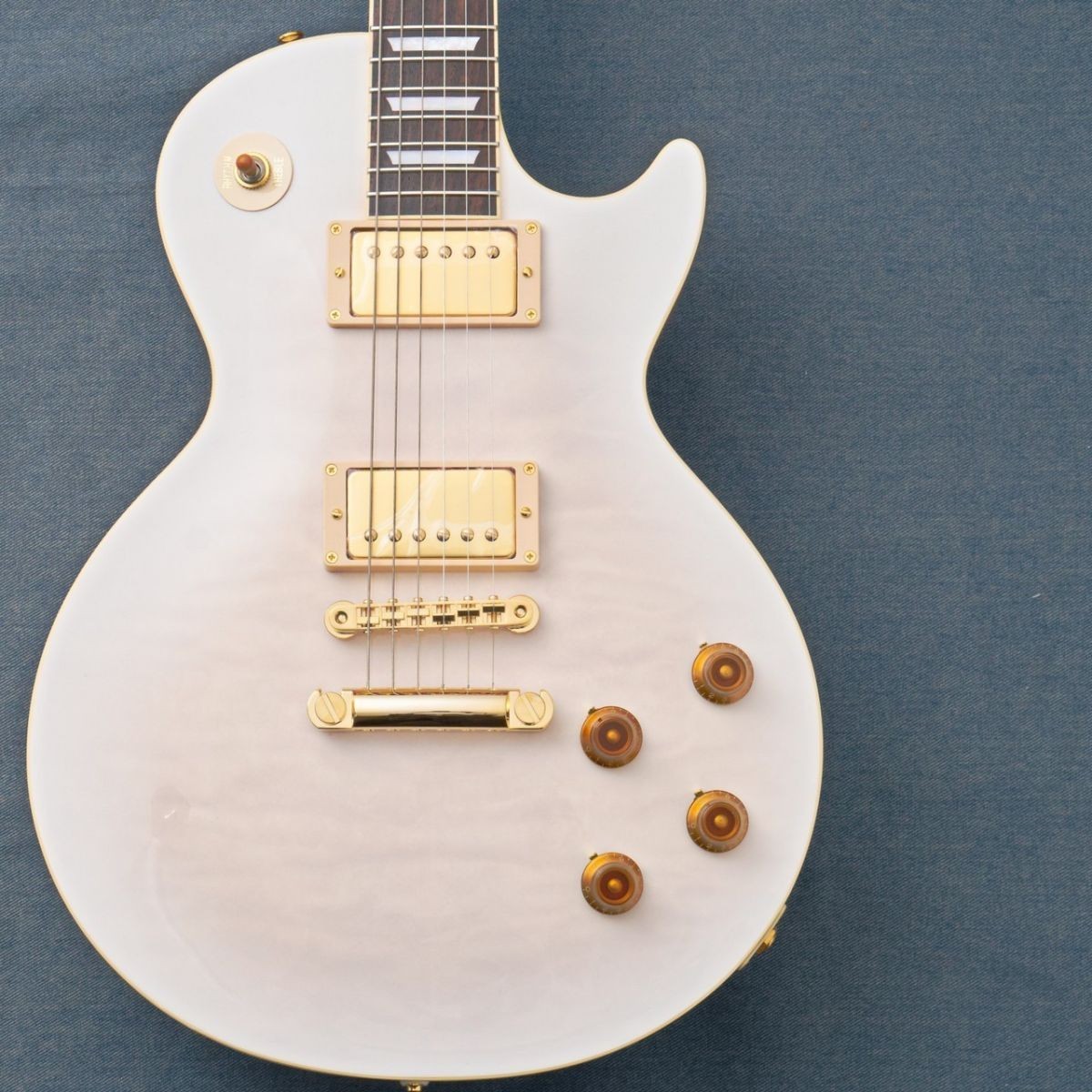 Tokai / LS-101Q-CM1 -See-Through White Burst- Custom Color/Limited model