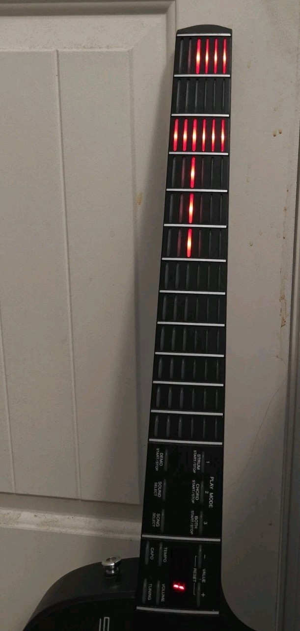 Yamaha EZ-AG Digital MIDI Guitar Lighted Frets Self-Teaching – Tested & Working