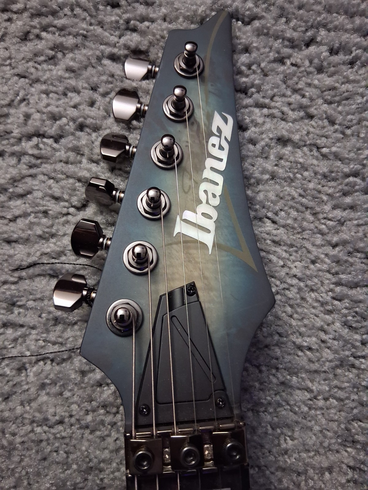 2024 Ibanez Premium RGT1270PB Guitar Cosmic Blue Starburst Flat Electric Guitar