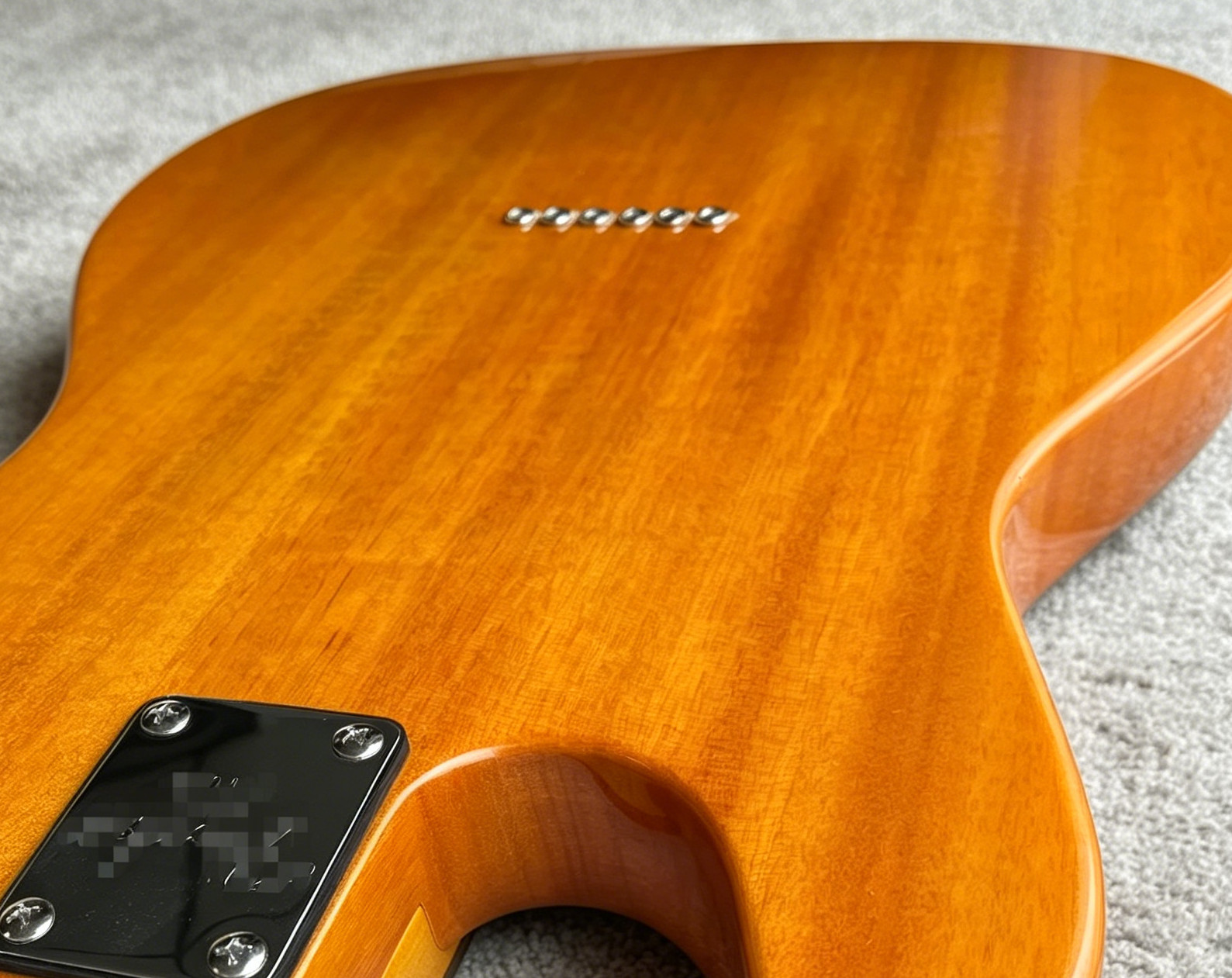 US STOCK TL Electric Guitar Natural Butterscotch Finish Black Pickguar Fast Ship