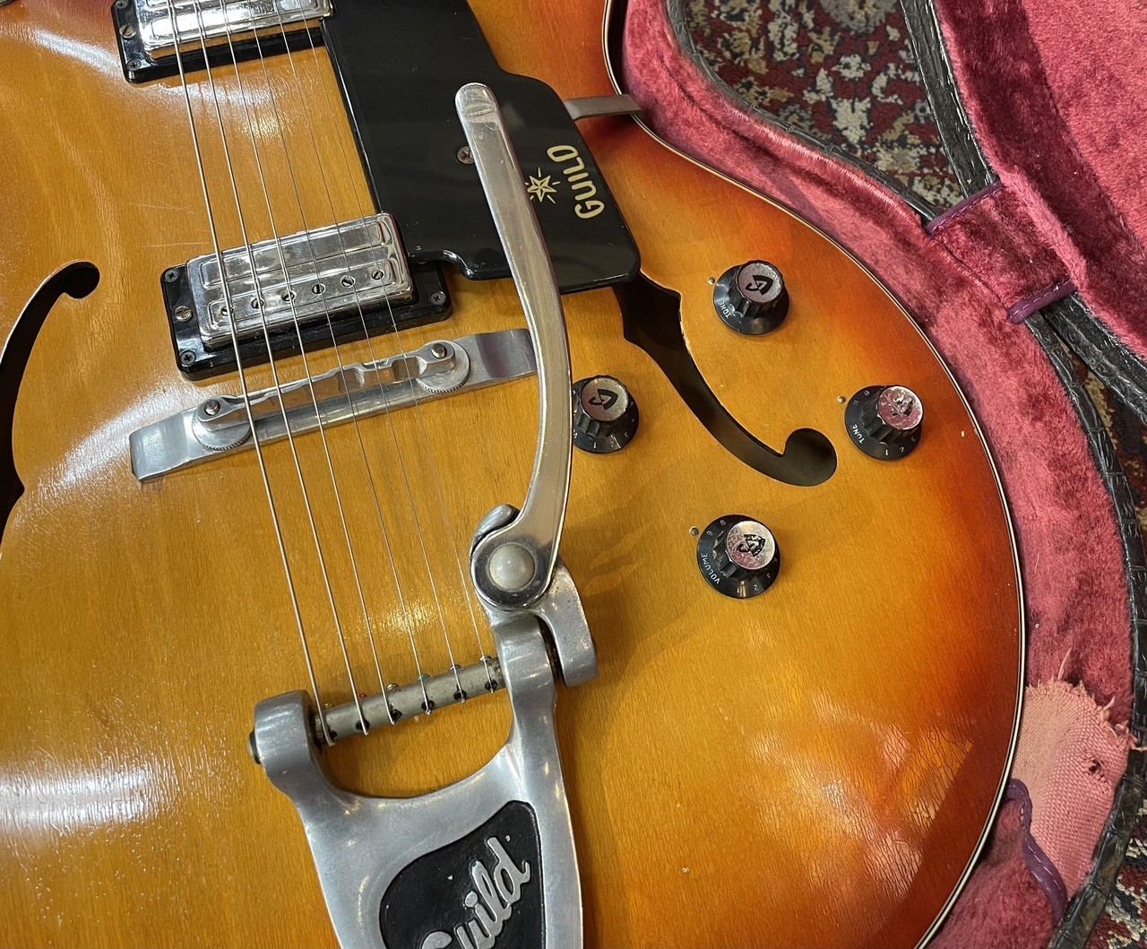 Guild Duane Eddy Signature DE-400 1965 Vintage 17″ Laminate Maple Guitar