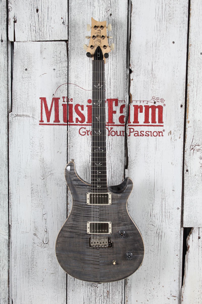 PRS CE 22 LTD Electric Guitar Flame Maple Top Faded Gray Black with Gig Bag