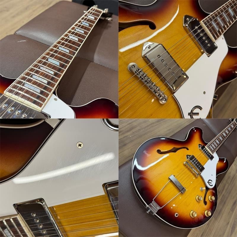 Epiphone 1965 Casino Vintage Sunburst With soft Case USED w/tracking