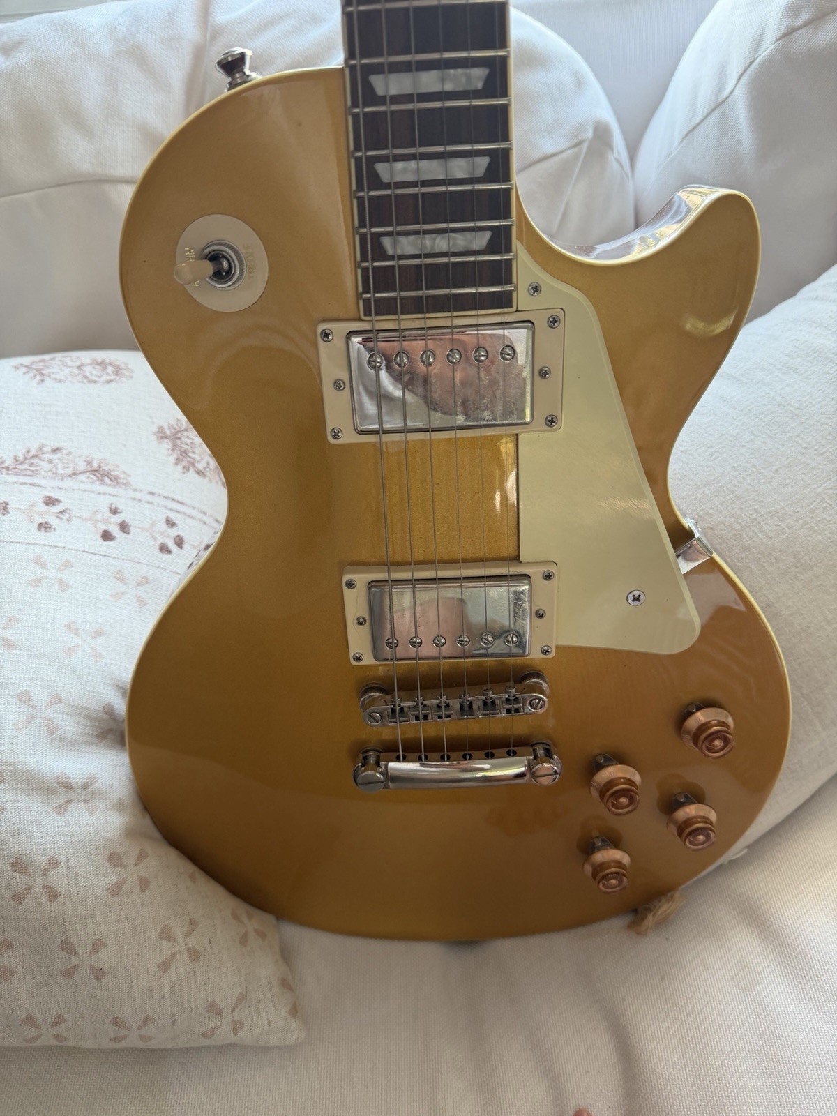 Epiphone Les Paul Standard 50s Metallic Gold Inspired by Gibson Electric Guitar