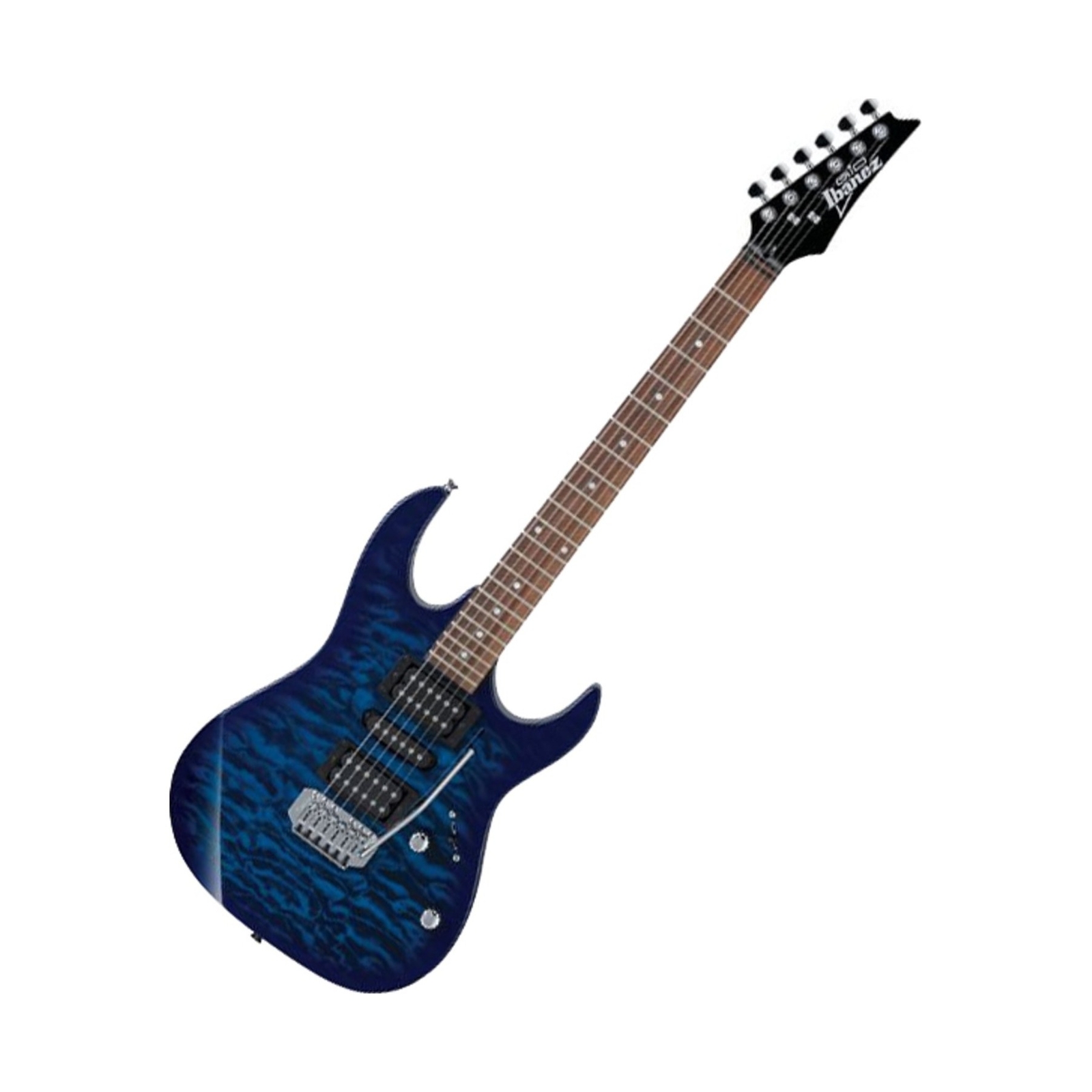 Ibanez GIO Series GRX70QA – Transparent Blue Burst Guitar