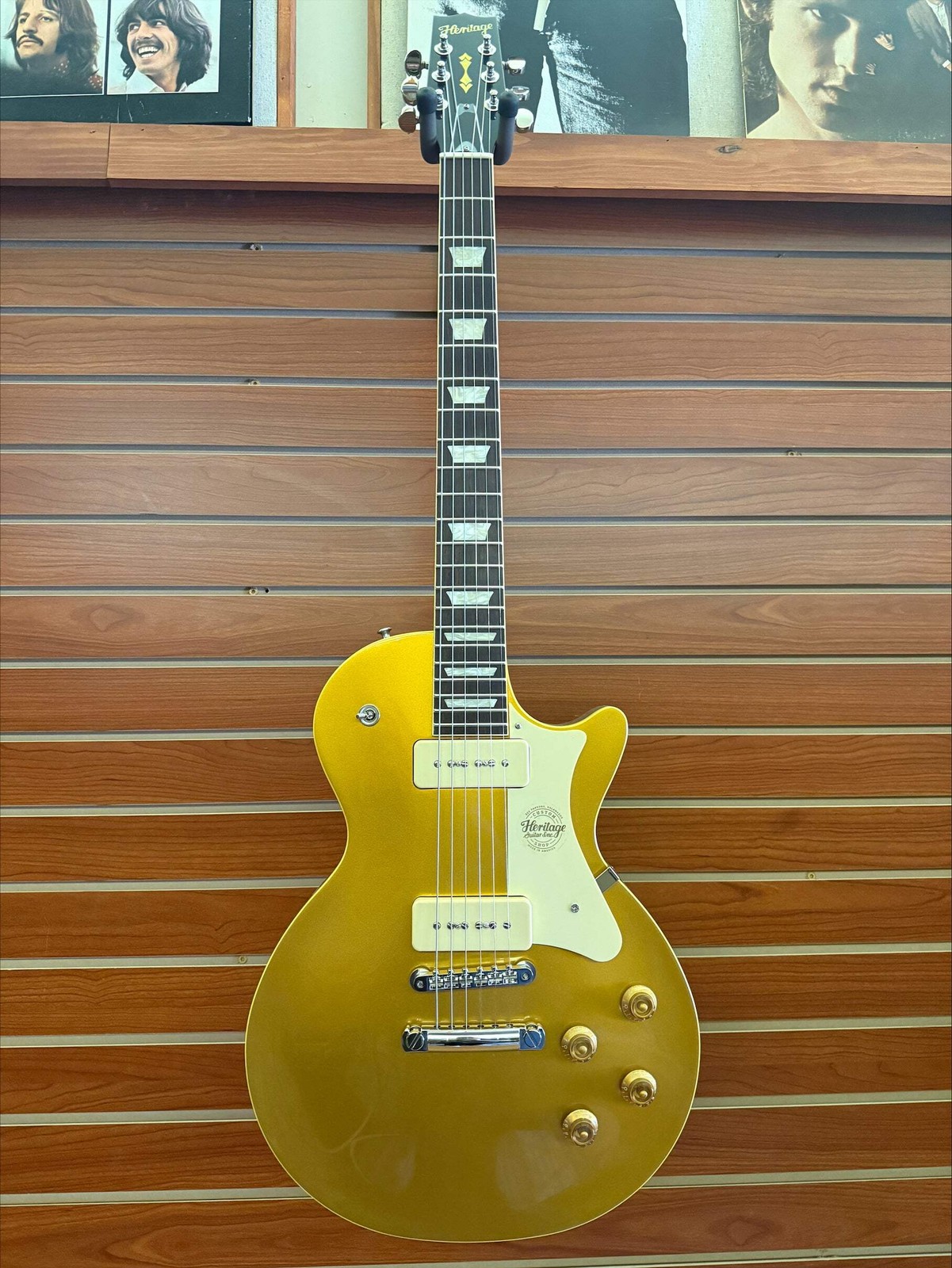 Heritage Custom Shop Core Collection H-150 P90 Gold Top Electric Guitar