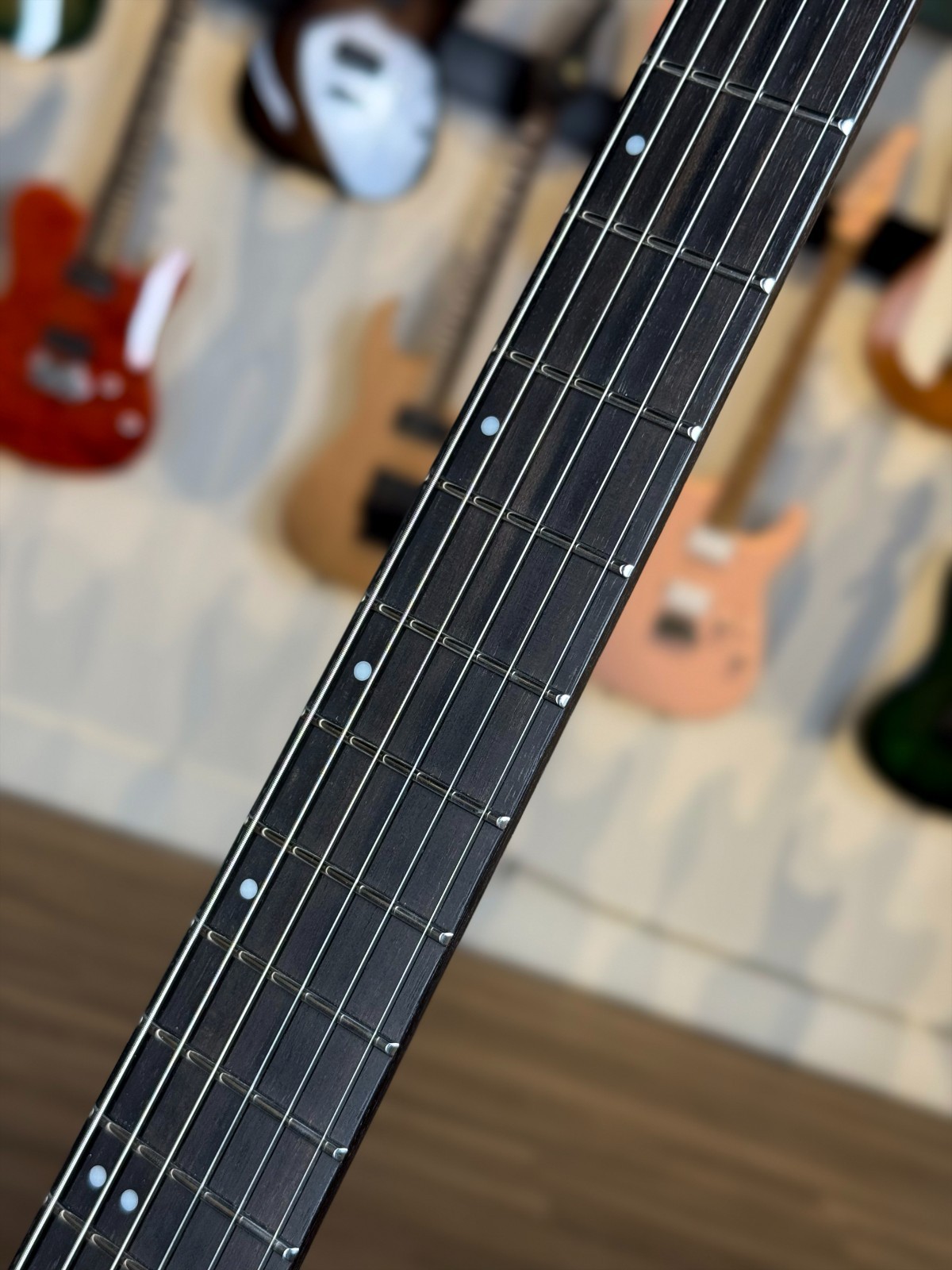 Mayones Duvell Elite 6 – Monolith Custom Silver Metallic – Custom Color