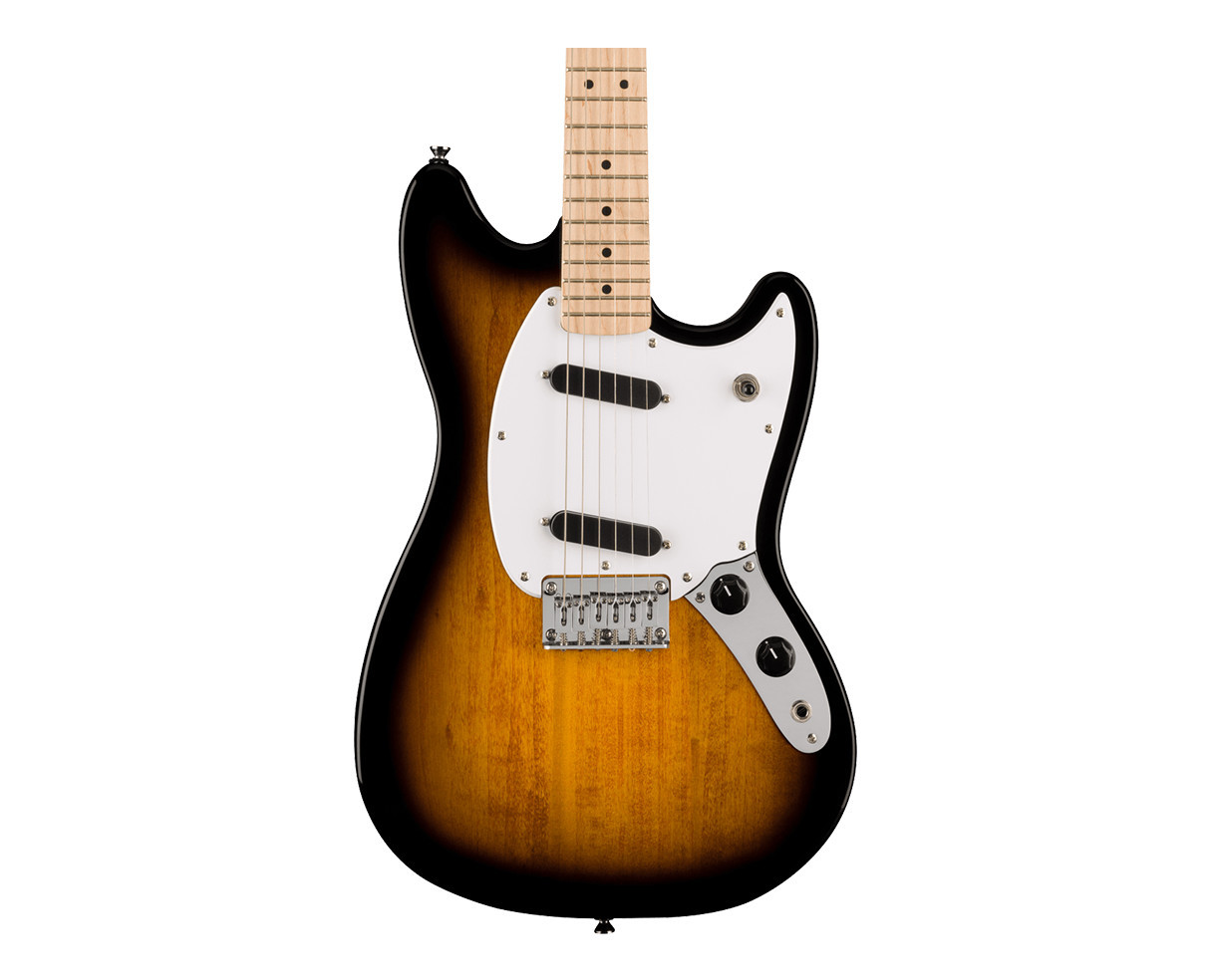 Squier Sonic Mustang – 2-Color Sunburst w/ Maple Fingerboard