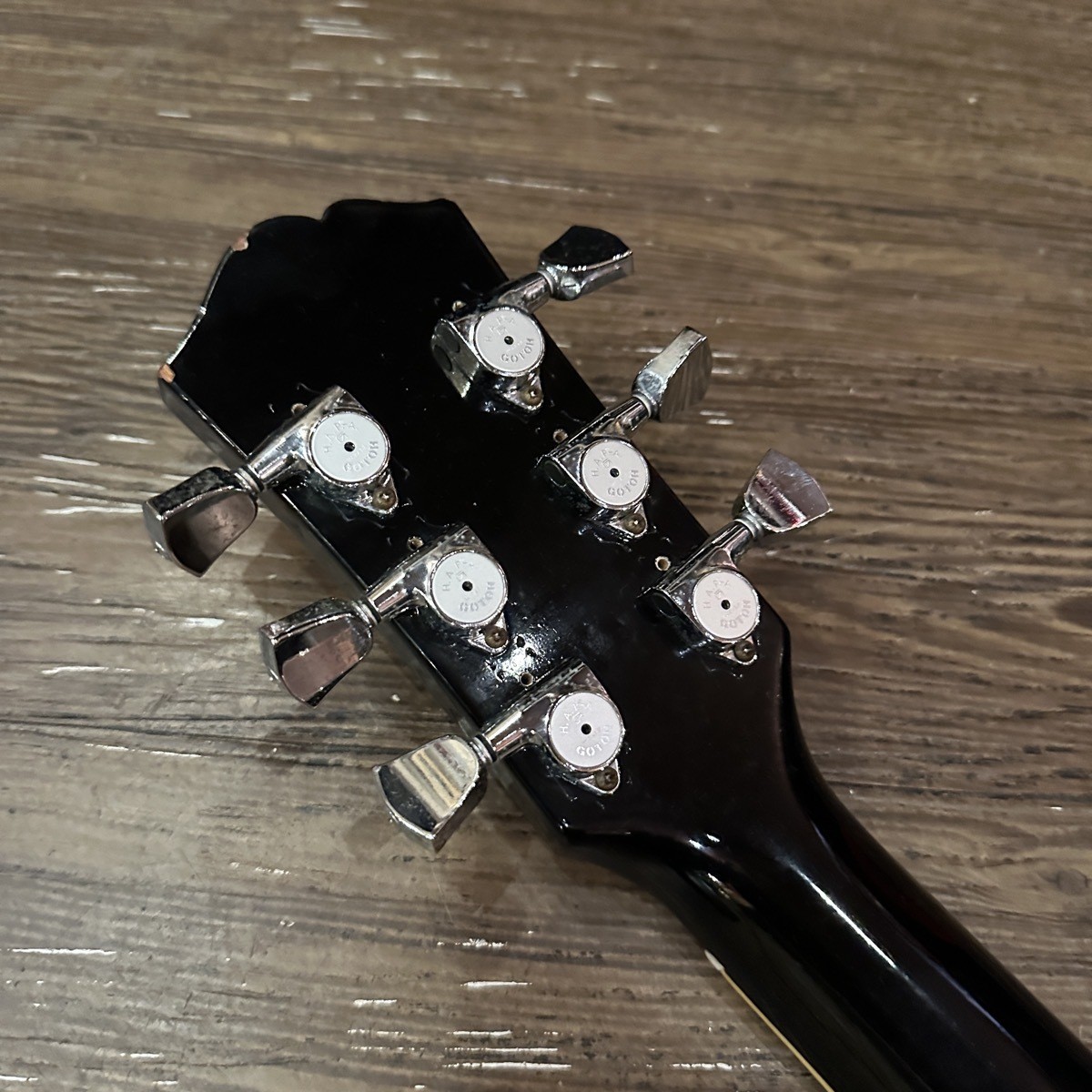 Ornetts Gm-5R Black Laminate Mod Electric Guitar Asahi Woodworking -R046