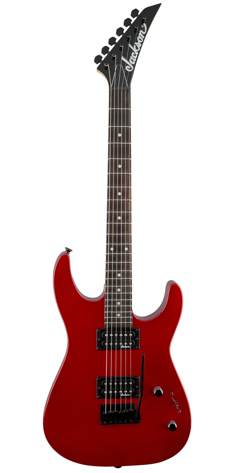 Jackson JS Series Dinky JS11 Electric Guitar – Metallic Red w/ Instrument Cable