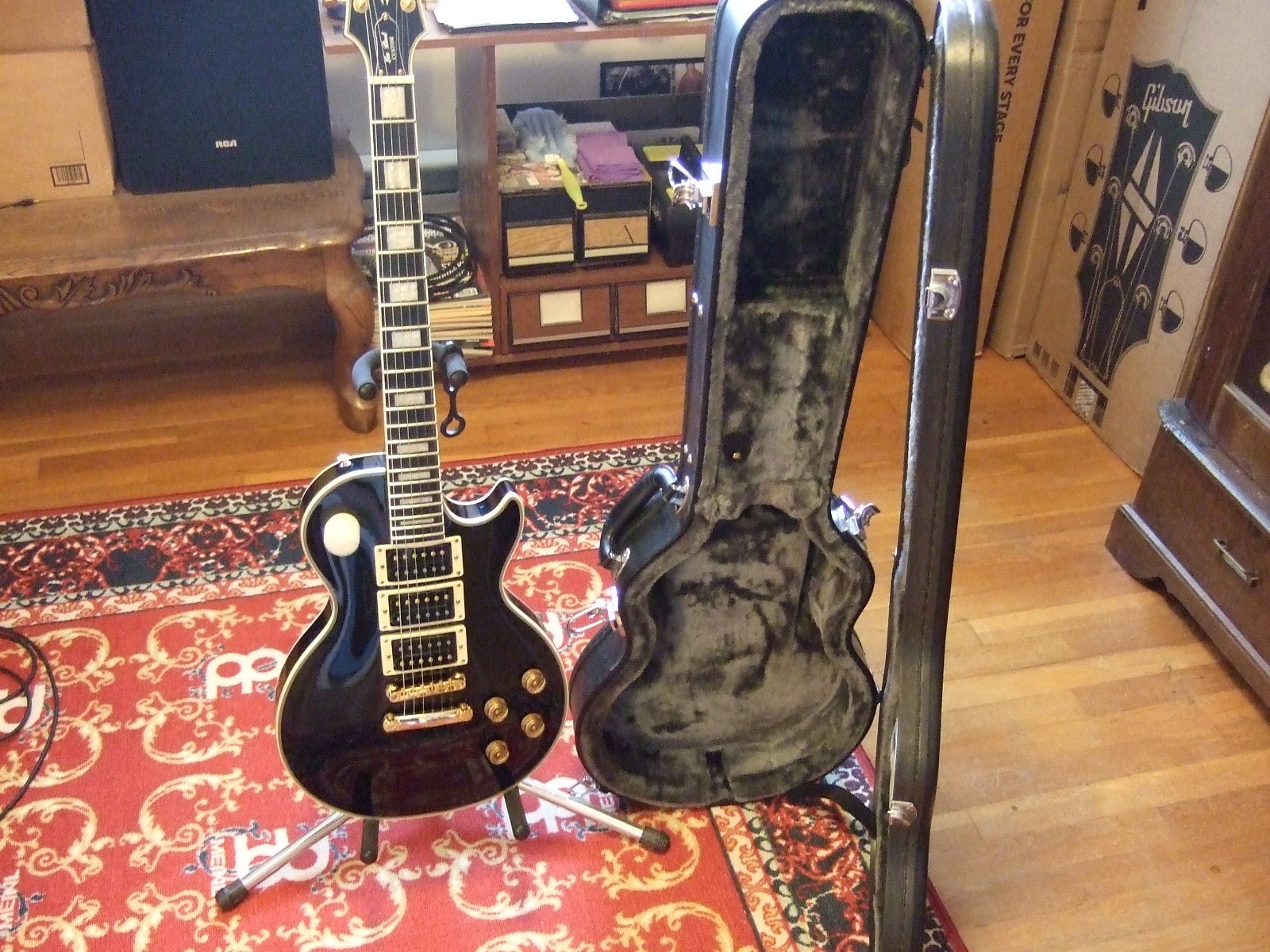 2018 epiphone peter frampton les paul custom “phenix” w/hsc and COA great cond.