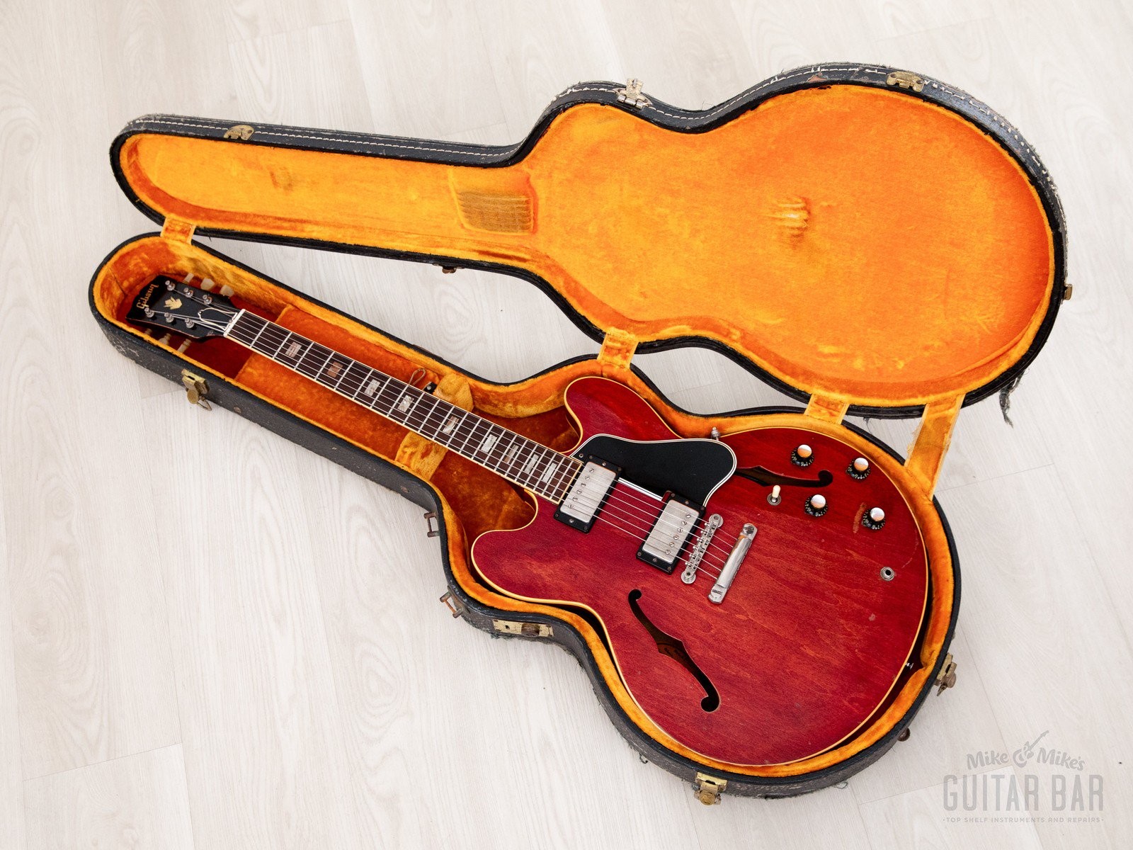 1962 Gibson ES-335 TDC Vintage Semi-Hollowbody Electric Guitar Cherry w/ Case