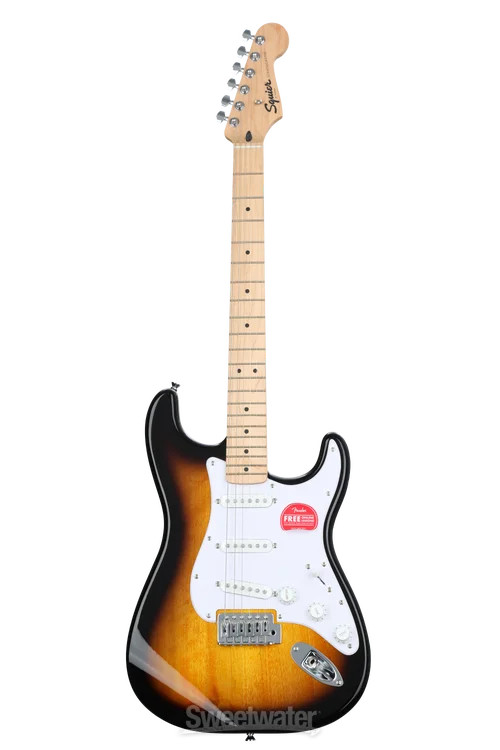 Squier Sonic Stratocaster Electric Guitar – 2-color Sunburst