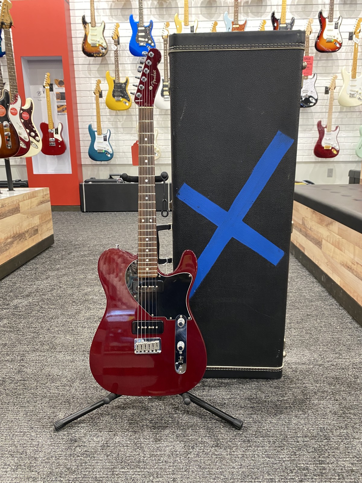 Very Good Fender Custom Shop Tele JR Electric Guitar, Rosewood Fingerboard, Cher