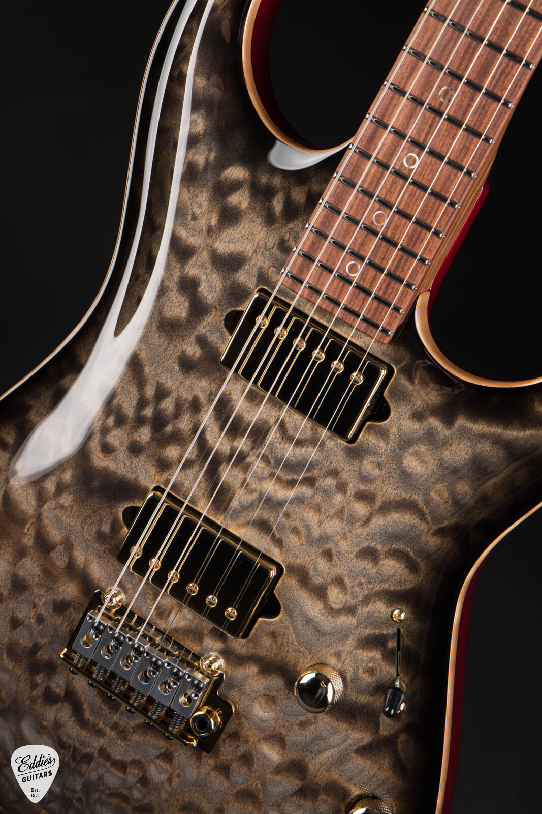 Suhr Standard Carve Top Pau Ferro Neck – Faded Trans Charcoal Burst #83210