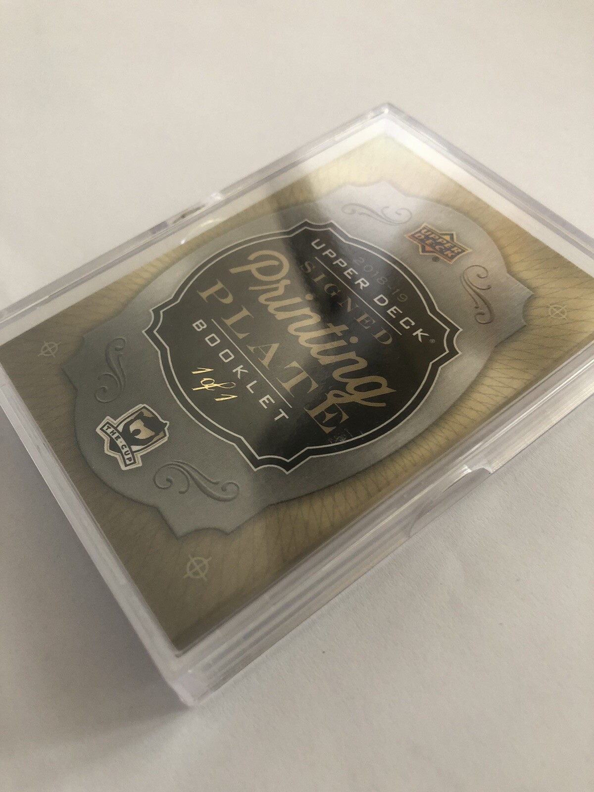 18-19 The Cup – Ethan Bear Young Guns Printing Plate Booklet Auto 1/1