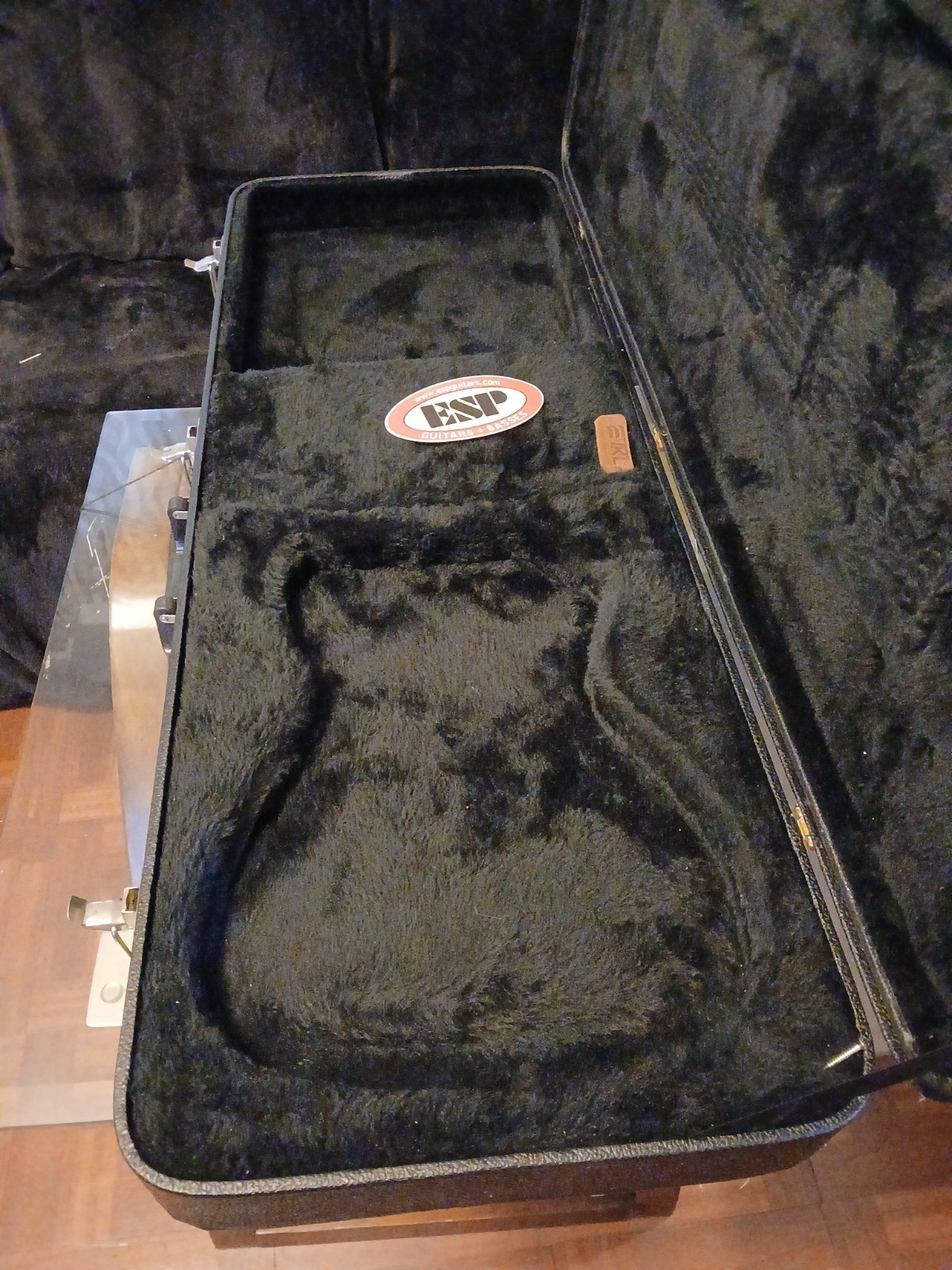 ESP LTD TKL Premium Electric Guitar Hard Case Black Carrying Case Travel