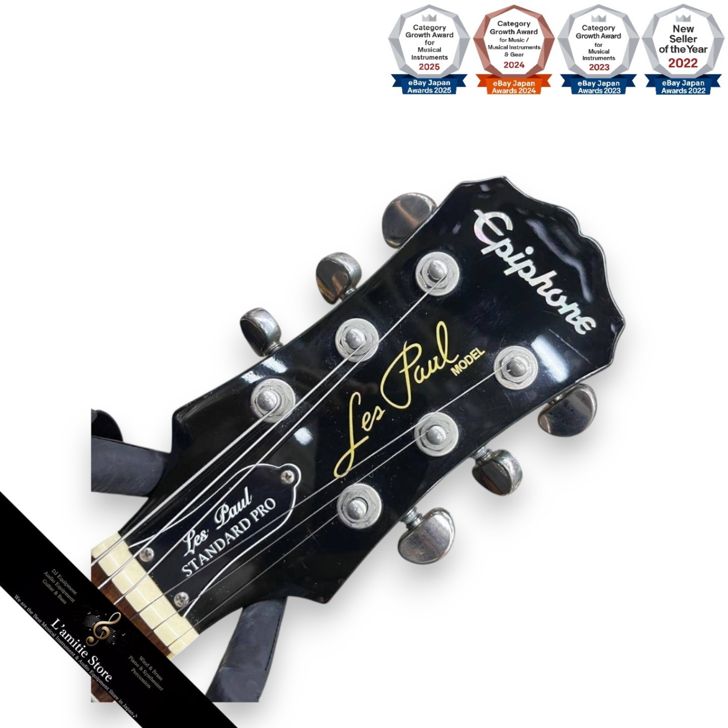 Epiphone Les Paul Standard Pro Green Burst Electric Guitar USED