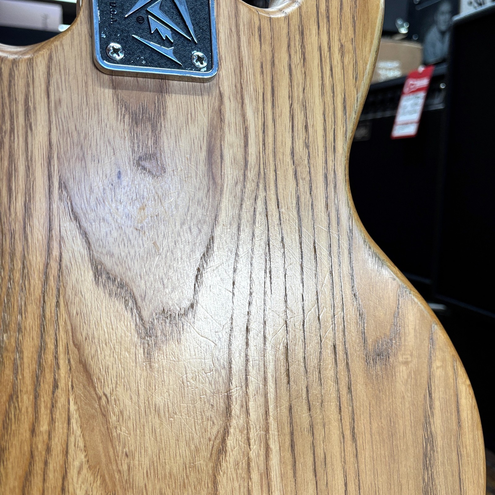 Peavey USA T-60 Solid Body Electric Guitar 1980 Natural Ash