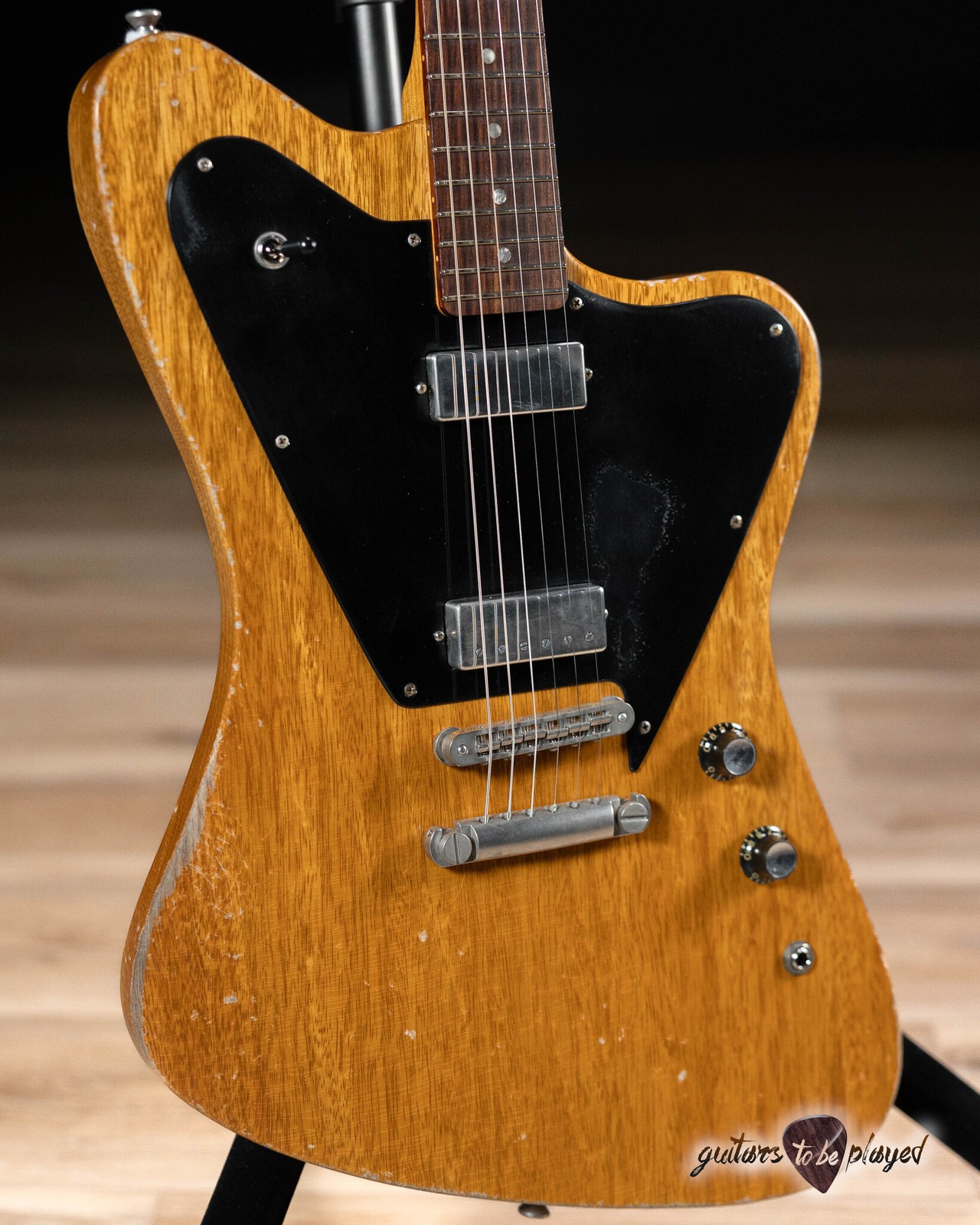 Fano PX6 Alt de Facto Korina Set Neck Lollar Firebird/Mini HB – Vintage Amber