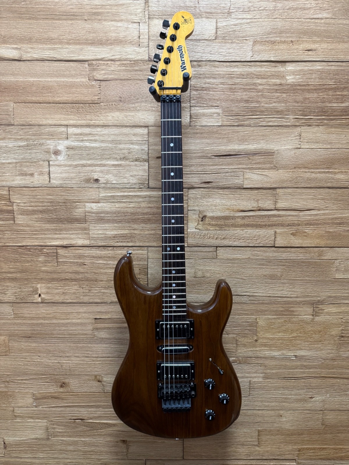 Warmoth Parts Strat Style Walnut HSH Guitar 1990’s Floyd Rose SD pickups w/HC