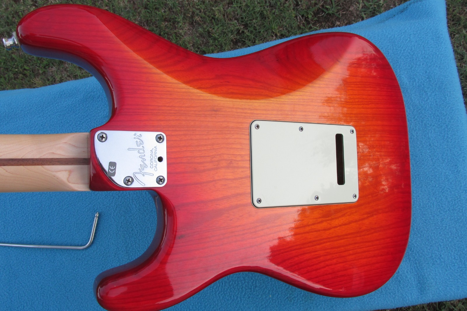 Fender American Deluxe ASH Stratocaster 2013-N3 Pickups-Maple-Aged Cherry-L@@K!