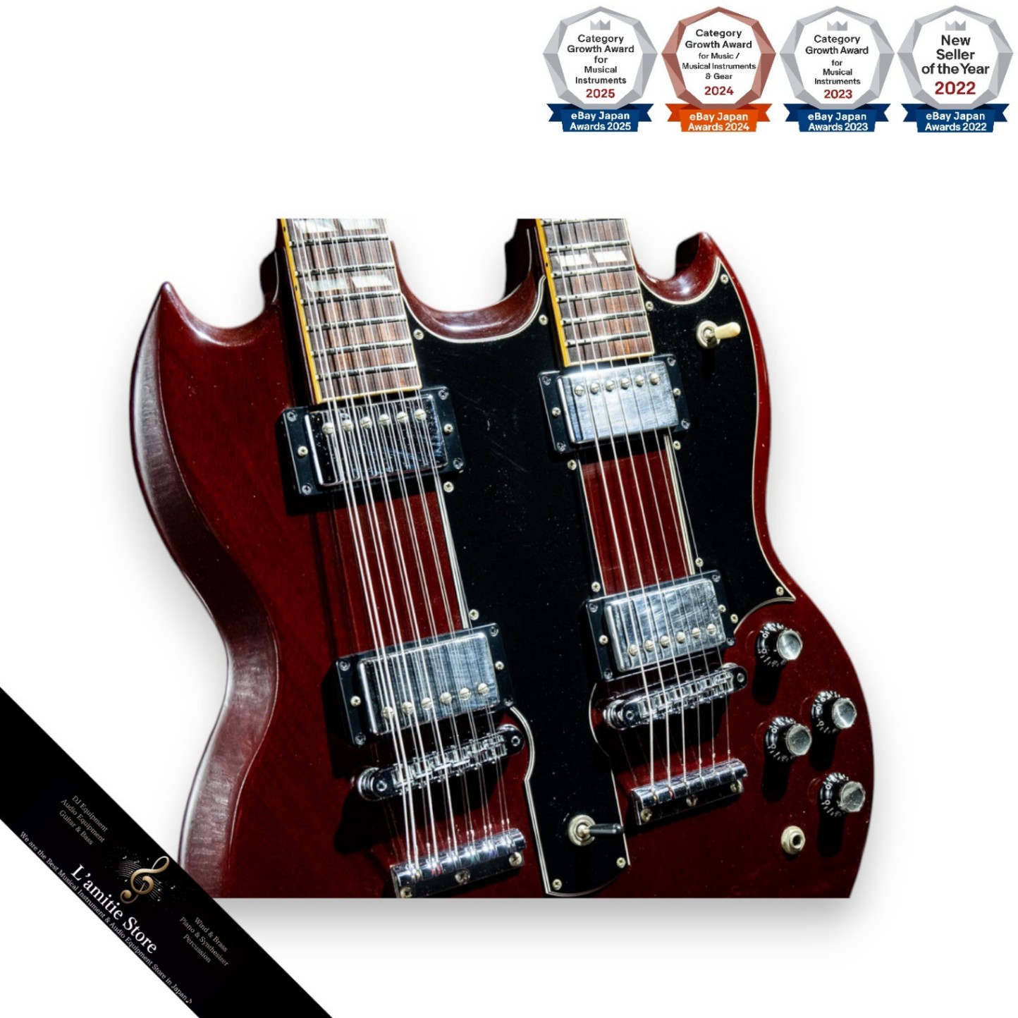 Gibson Custom Shop EDS1275 1997 HollowBody Double Neck Guitar