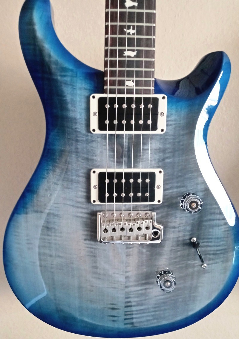 Paul Reed Smith PRS S2 Custom 24 Guitar Faded Gray Black Blue Burst New Auth Dlr