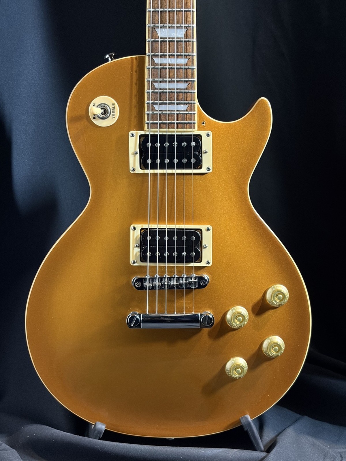 GrassRoots G-LP-STD Gold Used Maple Top Mahogany Back Body w/Soft Case