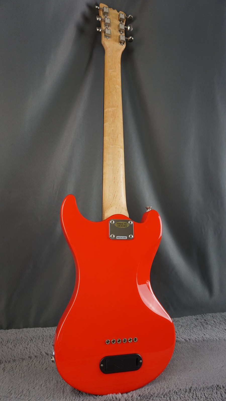 Marine Rider Travel Electric Guitar w/ Built-In Speaker Compact Practice Guitar