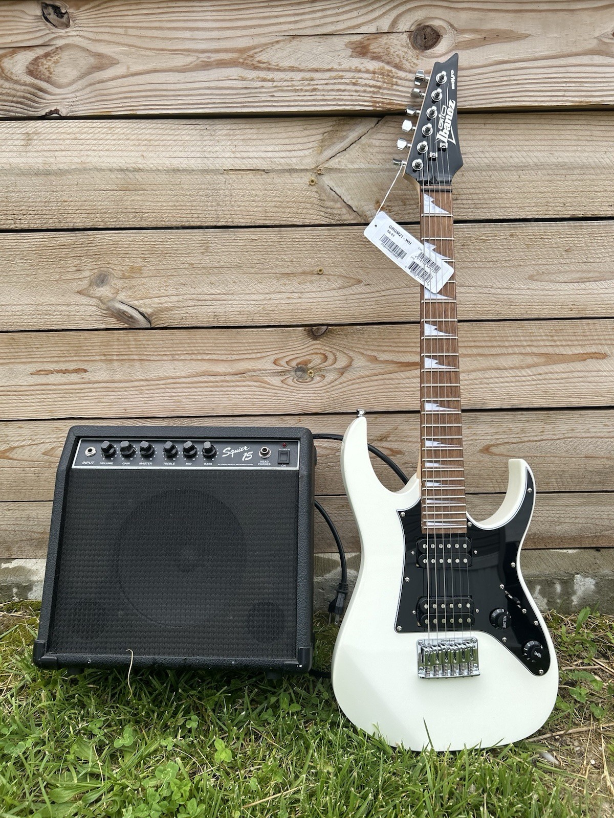 Ibanez Guitar + Squier Amp