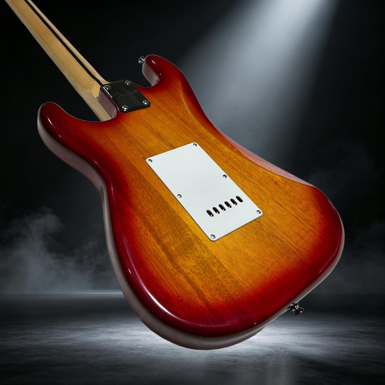 Electric Guitar Mahogany Body Maple Fretboard Cherry Sunburst Color ST Guitar