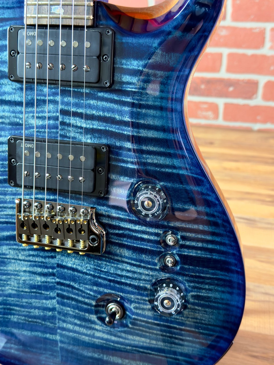 PRS Custom 24-08 10-Top Electric Guitar – Private Stock Custom Blue (with