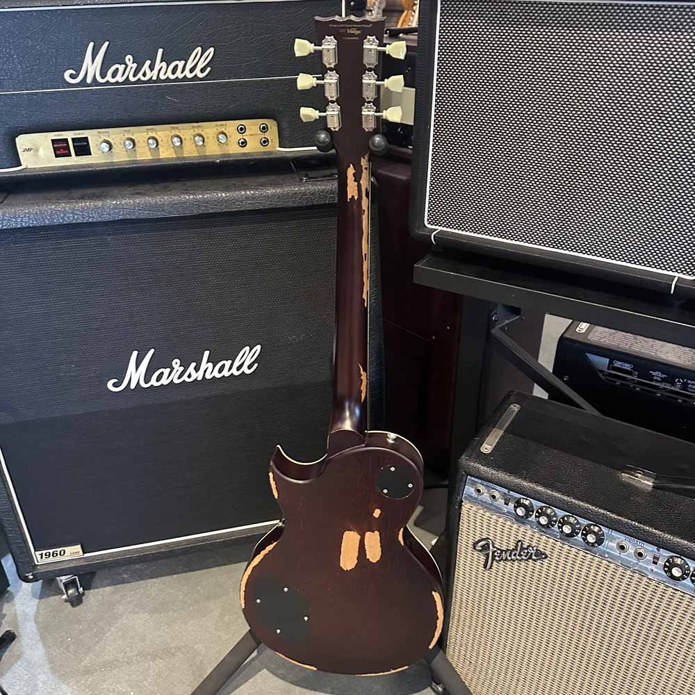 Vintage Guitars Icon Series V100 Distressed Electric Guitar (Pre-Owned)