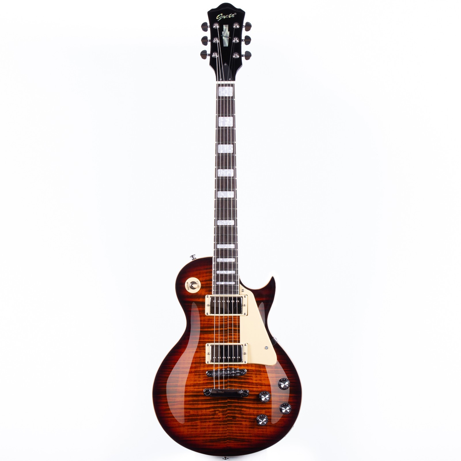 GROTE Guitar Solid Body Electric Guitar with Gigbag LPYS-006 (VS)