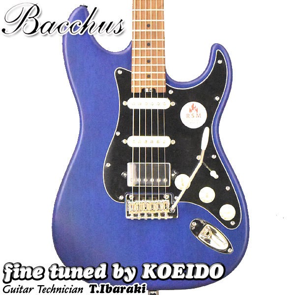 Bacchus BSH-850/RSM BLU-S Electric Guitar Outlet Damaged Stock