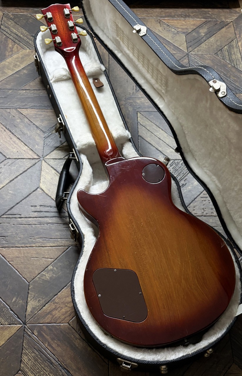 Gibson 1975 Les Paul Deluxe Conversion Cherry Sunburst 4.55kg Electric Guitar